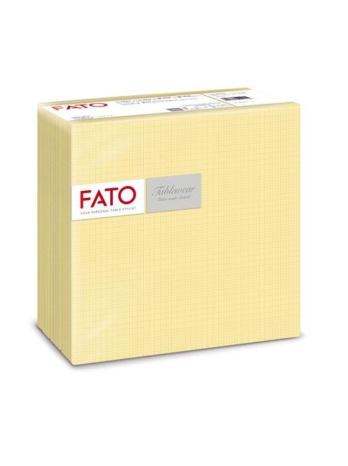 FATO Szalvéta, 1/4 hajtogatott, 40x40 cm, FATO "Airlaid Shade", pezsgő