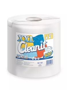   LUCART Törlőkendő, tekercses, univerzális, 2 rétegű, LUCART "CLEANIT XXL 500", fehér