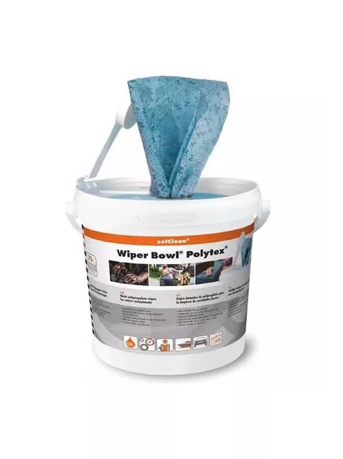 ZETCLEAN Nedves törlőkendő, 72 db, ZETCLEAN "Wiper Bowl Polytex"