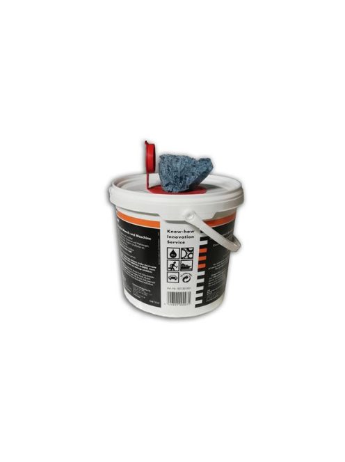 ZETCLEAN Nedves törlőkendő, 72 db, ZETCLEAN "Wiper Bowl Polytex"