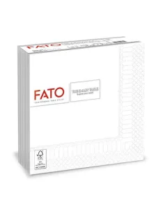   FATO Szalvéta, 1/4 hajtogatott, 33x33 cm, FATO "Smart Table", fehér