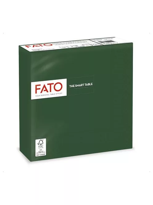 FATO Szalvéta, 1/4 hajtogatott, 33x33 cm, FATO "Smart Table", zöld
