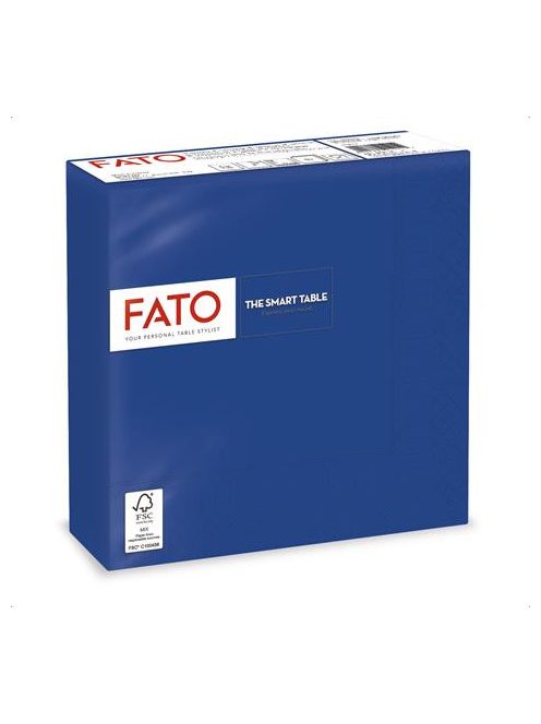 FATO Szalvéta, 1/4 hajtogatott, 33x33 cm, FATO "Smart Table", sötétkék