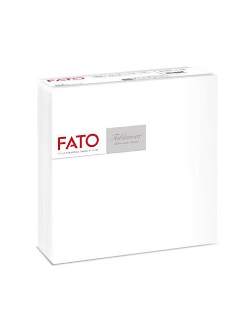 FATO Szalvéta, 1/4 hajtogatott, 40x40 cm, FATO "Airlaid", fehér