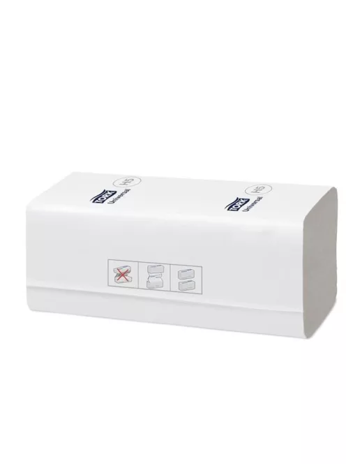 TORK Kéztörlő, hajtogatott, H5 rendszer, 1 rétegű, Universal, TORK "PeakServe", fehér