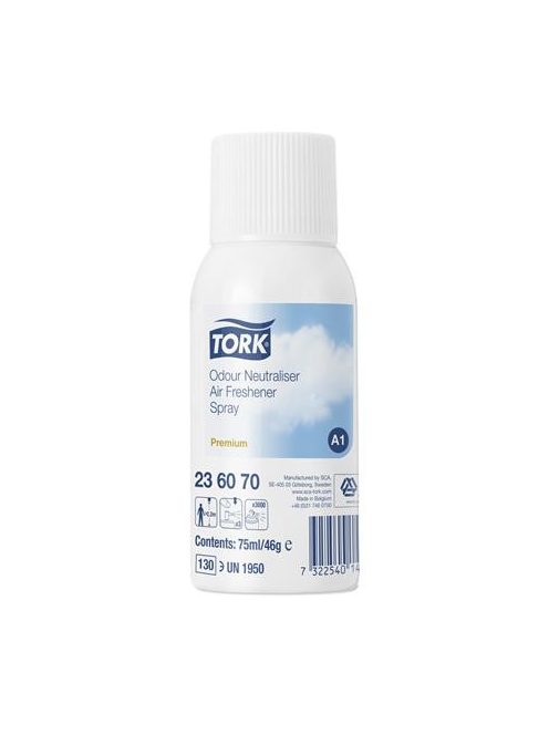 TORK Szagsemlegesítő spray, 75 ml, TORK, átlátszó