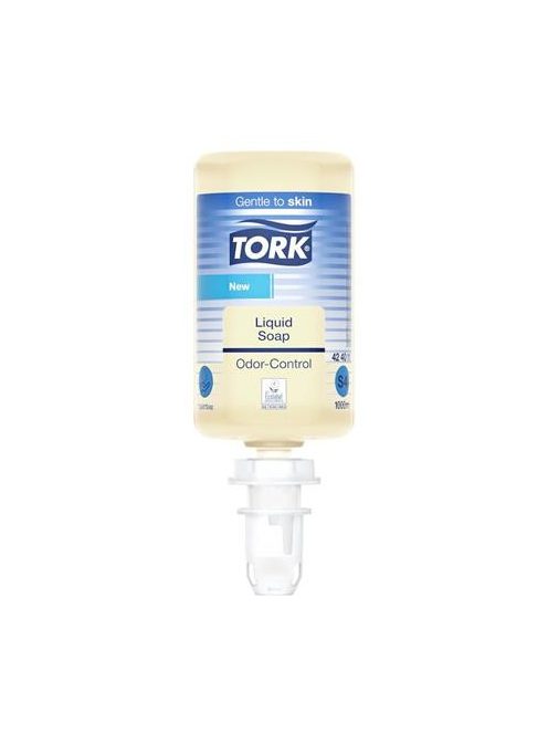TORK Folyékony szappan, 1 l, S4 rendszer, szagsemlegesítő, TORK "Odor-Control", átlátszó