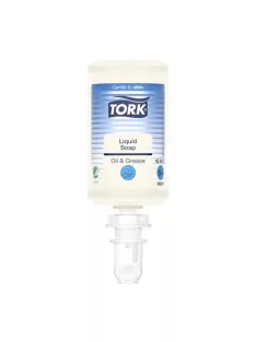   TORK Folyékony szappan, 1 l, S4 rendszer, TORK "Olaj és zsíroldó", átlátszó