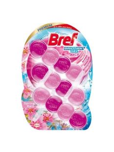   BREF WC-tisztítógél, 3x42 g, BREF "Brilliant gél", Spring Rain