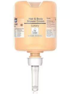   TORK Folyékony szappan, 475 ml, S2 rendszer, TORK "Mini Luxury", tusoláshoz és hajmosáshoz