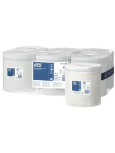   TORK Kéztörlő, tekercses, belsőmag-adagolás, 2 rétegű, M2 rendszer, Universal, TORK, fehér