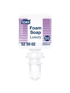   TORK Habszappan, 0,525 l, S5 rendszer, TORK "MIni Luxus", átlátszó
