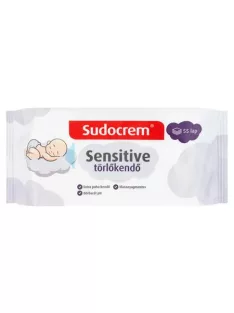   SUDOCREM Törlőkendő, 55 lap, SUDOCREM "Sensitive"
