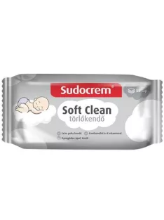   SUDOCREM Törlőkendő, 55 lap, SUDOCREM "Soft Clean"