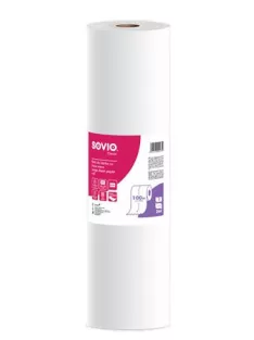   SOVIO Vizsgálóasztal terítő, 2 rétegű, 59 cm x 100 m, 264 lap, SOVIO