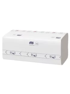   TORK Kéztörlő, hajtogatott, H5 rendszer, 1 rétegű, Advanced, TORK "PeakServe", fehér-szürke nyomat