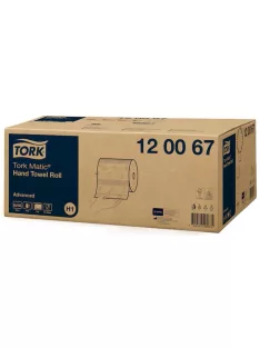   TORK Kéztörlő, tekercses, 2 rétegű, H1 rendszer, Advanced, TORK "Matic", fehér