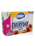 OOOPS Toalettpapír, 3 rétegű, kistekercses, 24 tekercs, OOOPS "Everyday"