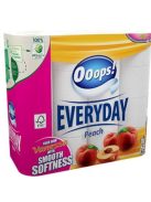 OOOPS Toalettpapír, 3 rétegű, kistekercses, 32 tekercs, OOOPS "Everyday"