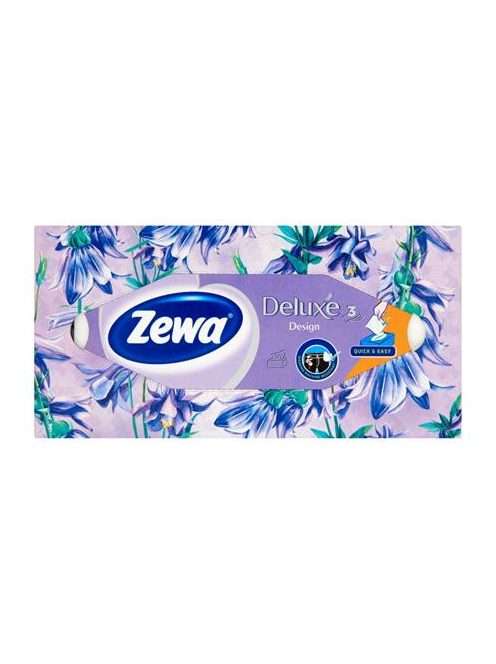 ZEWA Kozmetikai kendő, 3 rétegű, 90 db, ZEWA "Family" illatmentes