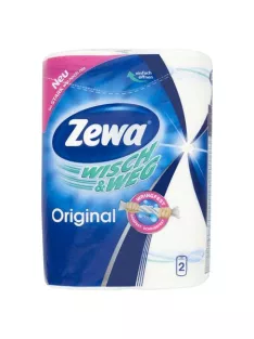   ZEWA Háztartási papírtörlő, 2 rétegű, 2 tekercses, ZEWA "Wisch&Weg Original"