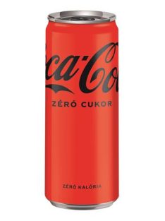   COCA COLA Üdítőital, szénsavas, 0,33 l, dobozos, COCA COLA "Coca Cola Zero"