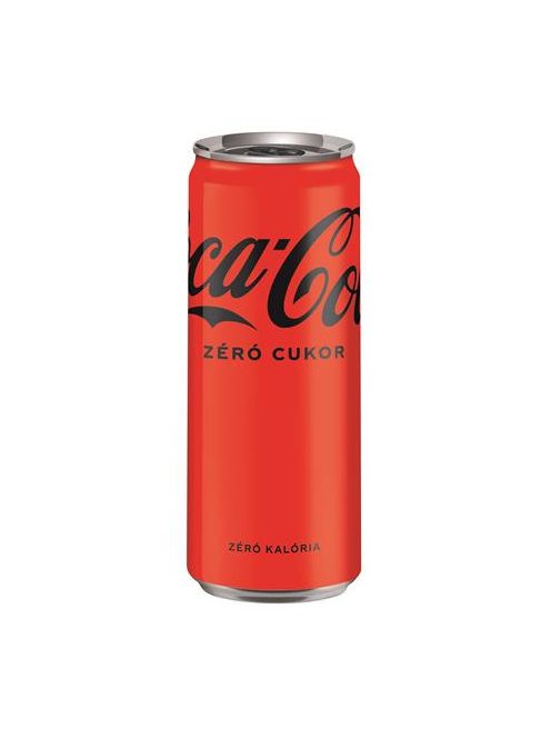 COCA COLA Üdítőital, szénsavas, 0,33 l, dobozos, COCA COLA "Coca Cola Zero"