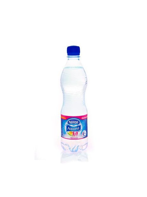 NESTLE AQUAREL Ásványvíz, szénsavas, NESTLÉ AQUAREL, 0,5 l