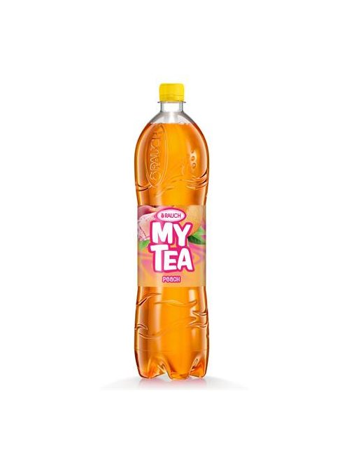 RAUCH Üdítőital, szénsavmentes, 1,5 l, RAUCH "Mytea", őszibarack