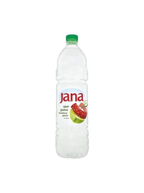 JANA Ásványvíz, ízesített, JANA, 1,5 l, eper-guava