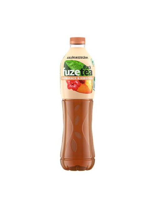 FUZETEA Üdítőital, szénsavmentes, 1,5 l, FUZETEA, barack-hibiszkusz