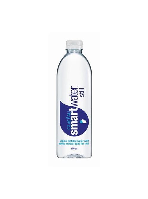 GLACEAU SMARTWATER Okosvíz, szénsavmentes, 0,6l, GLACEAU SMARTWATER