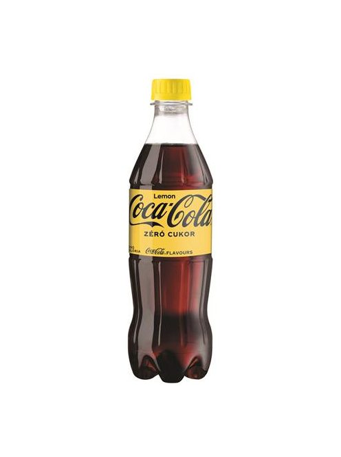 COCA COLA Üdítőital, szénsavas, 0,5l, COCA COLA "Coca Cola Zero Lemon"