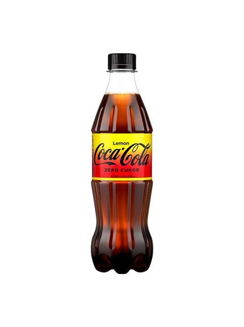 COCA COLA Üdítőital, szénsavas, 0,5l, COCA COLA "Coca Cola Zero Lemon"