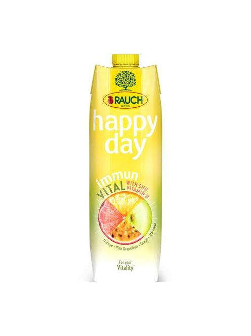 RAUCH Gyümölcslé, 100%, 1 l, RAUCH "Happy day", Immun Vital