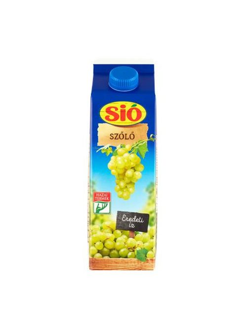 SIÓ Gyümölcsital, 12%, 1 l, SIÓ, szőlő