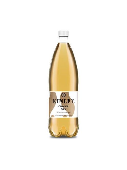 KINLEY Üdítőital, szénsavas, 1,5 l, KINLEY, gyömbér-rozmaring