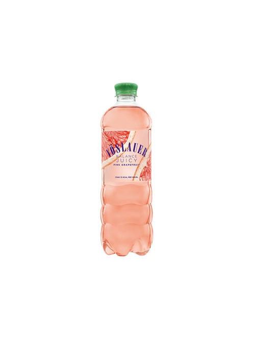 VÖSLAUER Ásványvíz, ízesített, VÖSLAUER "Balance Juicy", 0,75 l, pink grapefruit