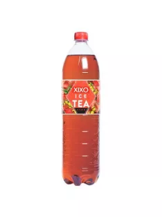   XIXO Üdítőital, szénsav- és cukormentes, 1500 ml, XIXO "Ice Tea", eperízű rooibos jegestea