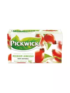   PICKWICK Herba tea, 20x2,5 g, PICKWICK, csipkebogyó hibiszkusszal