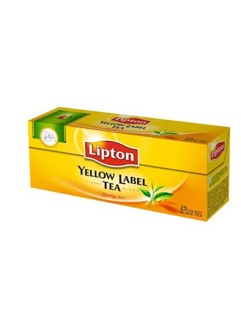 LIPTON Fekete tea, 25x2 g, LIPTON "Yellow label"