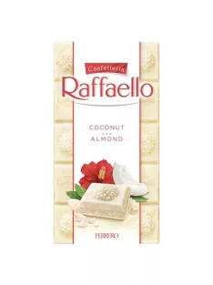   RAFFAELLO Fehér csokoládé, 90 g, RAFFAELLO "Prémium"