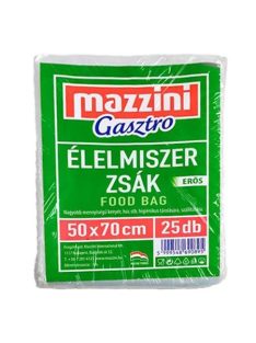  MAZZINI Élelmiszerzsák, erős, 25 db, 50 x 70 cm, MAZZINI "Gasztro"