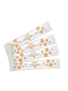   KORONÁS CUKOR Kristálycukor, barna, stick, 4000 g, kb. 1000 db, KORONÁS CUKOR "Mozaik"