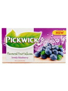   PICKWICK Gyümölcstea, 20x2 g, PICKWICK "Fruit Fusion", fekete áfonya