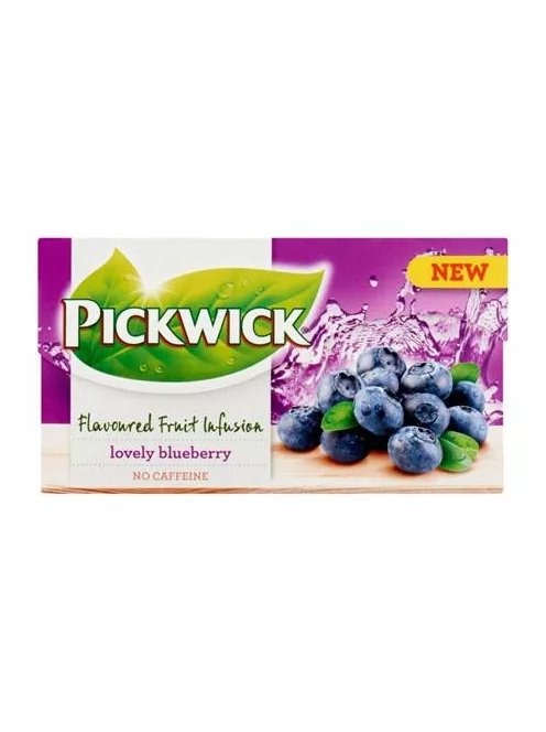 PICKWICK Gyümölcstea, 20x2 g, PICKWICK "Fruit Fusion", fekete áfonya