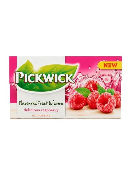 PICKWICK Gyümölcstea, 20x2 g, PICKWICK "Fruit Fusion", málna