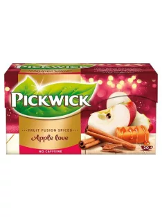   PICKWICK Gyümölcstea, 20x1,75 g, PICKWICK "Fruit Fusion", Apple Love