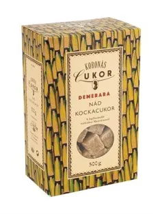 Kockacukor, barna nád, 500 g
