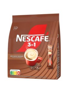   NESCAFE Instant kávé stick, 10x16,5 g, NESCAFÉ "3in1", barna cukorral